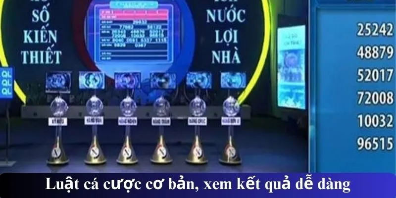 Luật cá cược cơ bản, xem kết quả dễ dàng